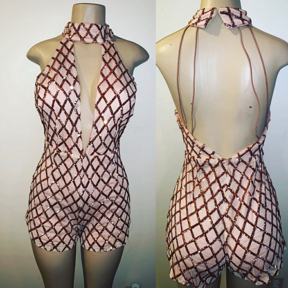 Sequin romper